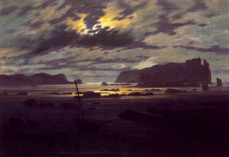 Caspar David Friedrich Northern Sea in the Moonlight France oil painting art